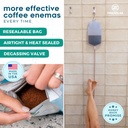 Premium Enema Organic Coffee for Enemas - Light Roast Medium Ground Specialty Grade High Palmitic Acid Caffeine Fair Trade 1Lb 5