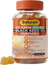 Sakoon nutrition 5000 IU Vitamin D3 K2 Vitamin Supplement with Black Seed Oil for Bone, Teeth, Muscle, and Immune Defense Support, Non-GMO and Gluten Free, 60 Gummy Chewables 2