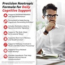 10X Health Focus Rhodiola Rosea - Brain Supplements for Memory and Focus - 60 Capsules Focus Supplement, Memory Supplement for Brain Health with Ginkgo Biloba, Huperzine A - Ginkgo Biloba Capsules 4