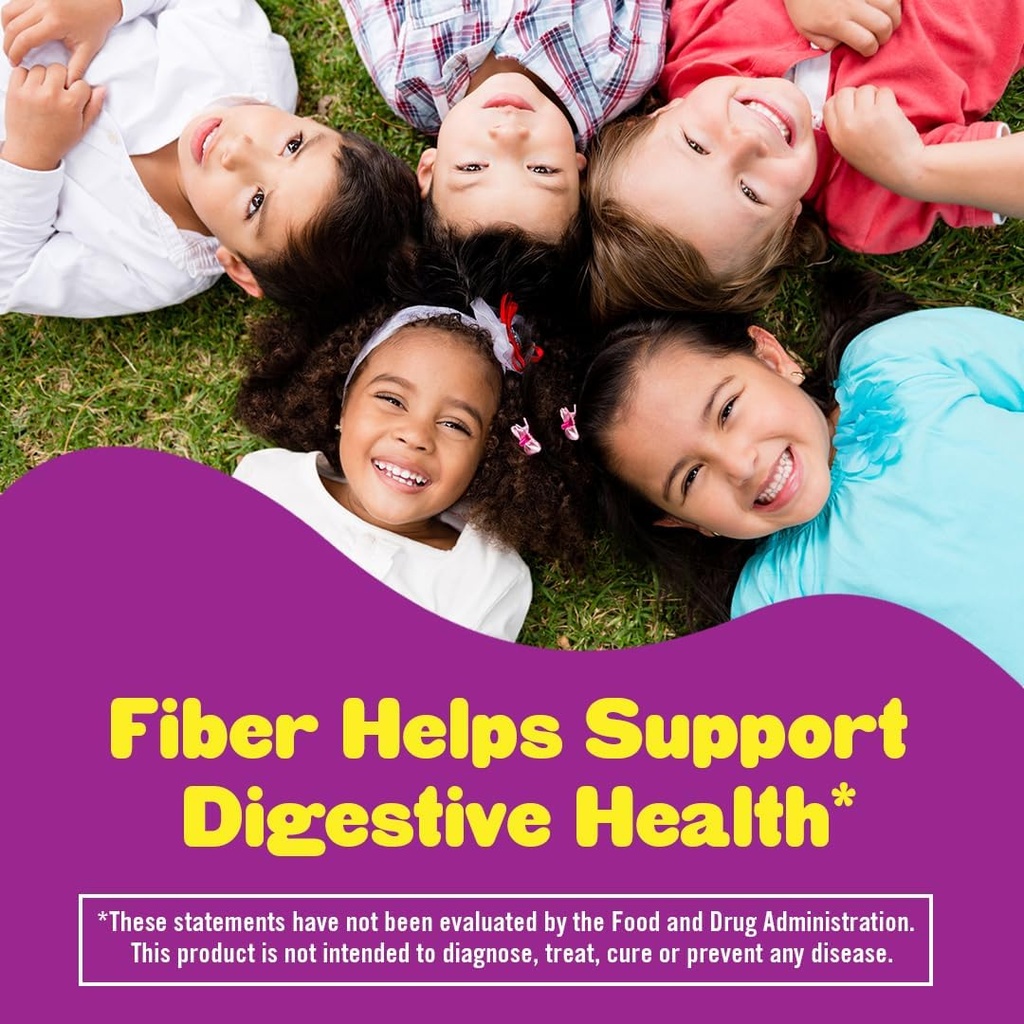 L'il Critters 90 Fiber Gummy Supplement and ACT Kids 16.9oz Anticavity Fluoride Rinse Bundle 5