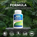 Best Naturals Probiotic 10 Strains & 30 Billion CFU Intestinal Flora, 60 Veggie Capsules (60 Count (Pack of 1)) 6