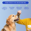 Omega 3 Fish Oil for Dogs - Skin & Coat Supplement with Cod Liver Oil, Algae, EPA & DHA Fatty Acids for Dog Shedding, Itch Relief, Hot Spots, Skin Allergy, Joint & Heart Support - 90 Soft Chews 4