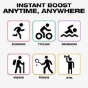 Energy Bytes Caffeine Gummies | Instant Energy Chews for Running, Cycling and Sports Performance | Vegan, Low Sugar | Variety Pack (12-Pack) 6