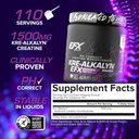 EFX Sports Kre-Alkalyn EFX Powder | pH Correct Creatine Monohydrate Powder Supplement | Strength, Muscle Growth & Performance | 110 Servings (Grape) 4