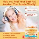 NEVISS Vitamin D3 5000IU + K2 (MK-7) 120mcg Filled Gummies + Vegan Omega 3 Gummies 1000mg 5