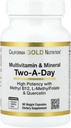 California Gold Nutrition Multivitamin and Mineral with Methyl B12, Vitamin C, L-MethylFolate and Bio-Quercetin, Two-A-Day, 60 Veggie Capsules 2
