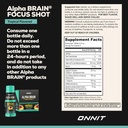 ONNIT Alpha Brain Focus Shot, Tropical Flavor, Nootropic Dietary Supplement Drink That Supports Energy, Focus, and Mood, IGEN™ Non-GMO Tested, 2.5 fl oz, 6 Count 4