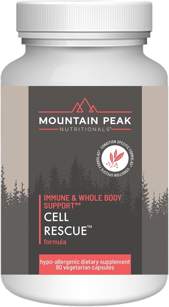 Mountain Peak Nutritionals Cell Rescue - Antioxidant Immune Support Supplement with Turmeric, Ginger Root, and Bromelain - Supports Intestinal Health & Whole Body (90 Capsules) 2