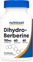 Nutricost Dihydroberberine Capsules (100mg, 60 Capsules) - More Bioavailable Metabolite of Berberine 2