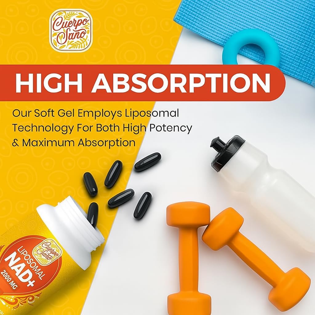 2000 MG NAD Supplement, Liposomal NAD+ with High Absorption, More Efficient Than Nicotinamide Riboside, Pure & Plus Boosting Supplement, Aging Defense, Metabolism & Cellular, 600 softgels 5