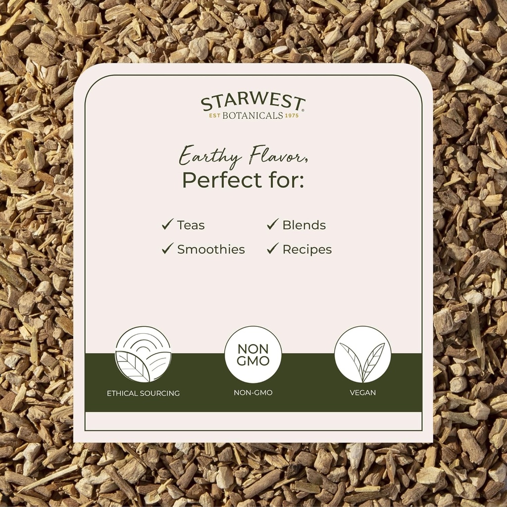 Starwest Botanicals Organic Ashwagandha Root for Women & Men - Dried Herb for Tea, Capsules, & Natural Herbal Blends, Cut & Sifted, Certified Kosher, Non-GMO - Bulk 1 lb Bag 4