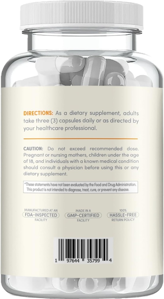 High Strength Bee Pollen Supplement - Natural Superfood Bee Pollen Capsules with Rich Nutrient Profile with Vitamins Minerals and Antioxidants - 1500mg Serving - Made in The US (200 Capsules) 3