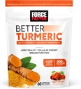 Force Factor Total Beets Blood Pressure Support Supplements with Beet Powder & Better Turmeric Joint Support Supplement for Extra Strength Joint Health 6