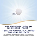 Nature's Way Primadophilus Probiotic Chewables for Kids, Supports Healthy Digestive Flora*, for Kids Ages 2+, 3 Billion CFU, 60 Cherry Flavored Chewables (Packaging May Vary) 5