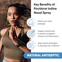 1% Povidone-Iodine Nasal Spray, Rapid Relief Formula, Helps Daily Congestion, 100 Applications, 30ml 3