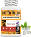 Doctor Taller Kids - Kids Multivitamins, Toddler Vitamins - Support Bone Strength, Enhanced Immunity with Calcium, Multivitamins for Ages 2 to 9 - Grape Flavor - 90 Chewable Tablets | 6 Weeks Supply 2