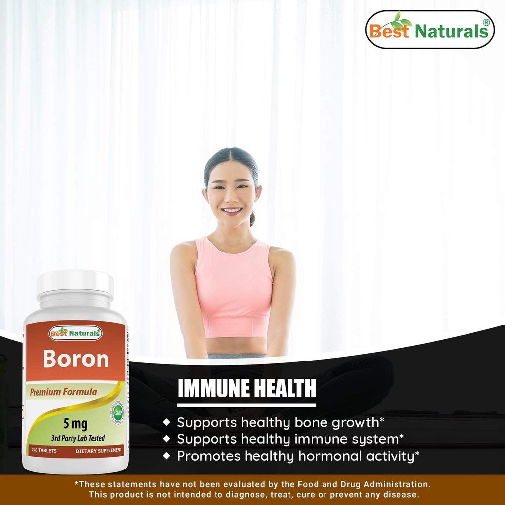 Boron 5 mg & Zinc Citrate 30 mg 5