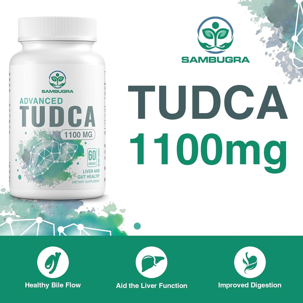 TUDCA Supplements 1100mg - Advanced Ultra Strength Bile Salt TUDCA Support, 3rd Party Tested TUDCA Liver Supplements for Liver Cleanse Detox and Repair, 360 Capsules (Pack of 6) 4
