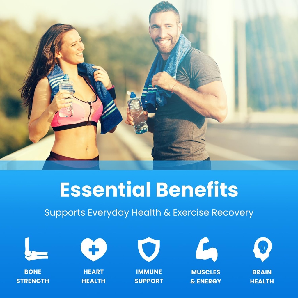 NutraChamps Complete Bone & Metabolic Support : Magnesium Zinc D3 & Berberine Duo 5