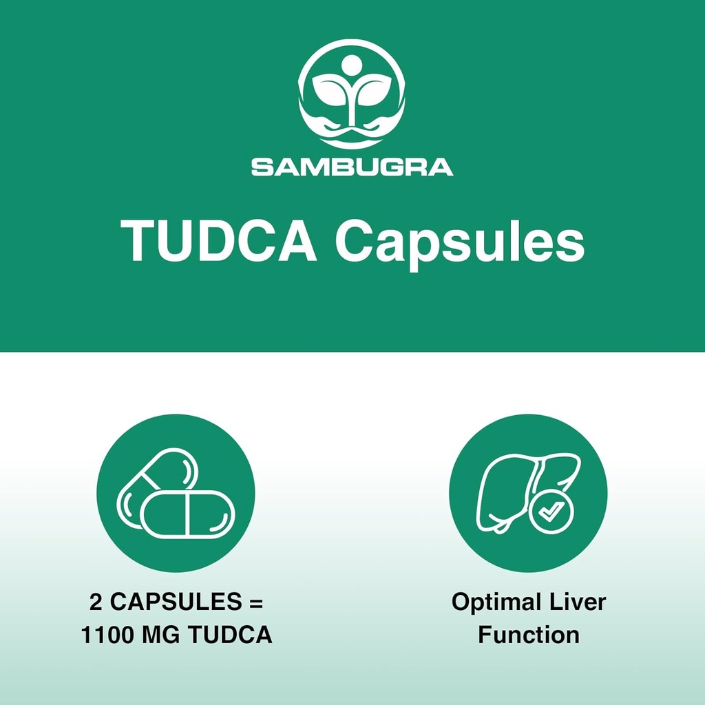 TUDCA Supplements 1100mg - Advanced Ultra Strength Bile Salt TUDCA Support, 3rd Party Tested TUDCA Liver Supplements for Liver Cleanse Detox and Repair, 360 Capsules (Pack of 6) 6