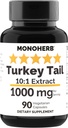 MONOHERB Turkey Tail Mushroom Extract 1000 mg - 90 Vegetarian Capsules 2
