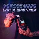 Jacked Factory X John Wick - Wick Mode Pre Workout Powder - Intense Energy, Battle-Ready Focus, Unstoppable Commitment, and Sheer Will - 40 Servings, Baba Yaga Blue Raz 5