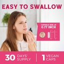 Magnesium Complex Supplement 6 in 1+ Women's Probiotics 100 Billion CFU + Iron Supplement, 65mg Carbonyl Iron with 250mg Vitamin C 6