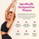 3-in-1 Womens Probiotic - 60 Servings - 12 Unique Strains, Prebiotics, D-Mannose, & Cranberry for Digestive Health, Vaginal Health & Immune Support - Prebiotics and Probiotics for Women | pH Balance 4