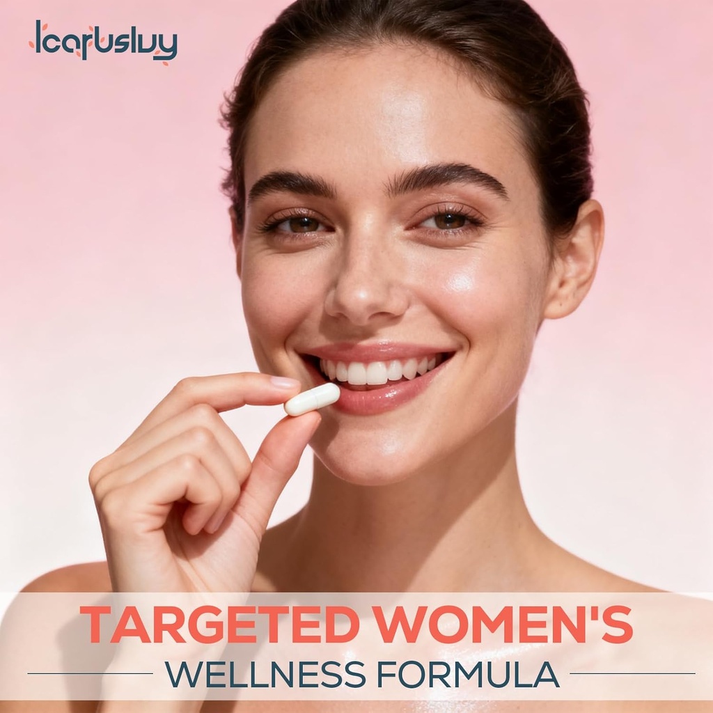 2000MG NAD+ Supplement for Women, NMN Alternative with Ashwagandha, Berberine HCL, Ginkgo Biloba & Black Cohosh, Female Liposomal NAD+ - for Menopause, Focus, Energy & Metabolism, 180 Capsules 4