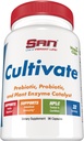 SAN's Cultivate Prebiotic-Probiotic, Multi-Strain Probiotics & Synergistic Prebiotics with Digestive Enzymes - Designed for Digestive Health, Supporting Gut Microbiome - for Women & Men, 96 Capsules 5