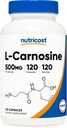 Nutricost L-Carnosine 500mg, 120 Capsules - Gluten Free & Non-GMO 2