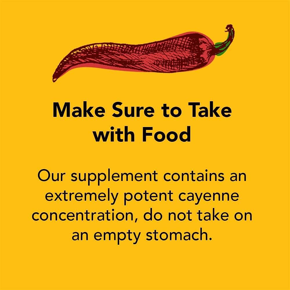 Nature Restore Cayenne Pepper Extract Supplement, Standardized to 0.45 Percent Capsaicin, 70,000 Scoville Heat Units, 90 Capsules, Manufactured in USA, Non-GMO & Gluten Free 4