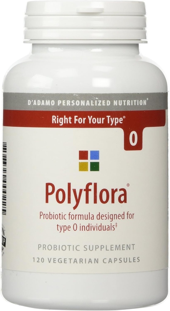 D'Adamo Personalized Nutrition Polyflora O, 120 Count 2