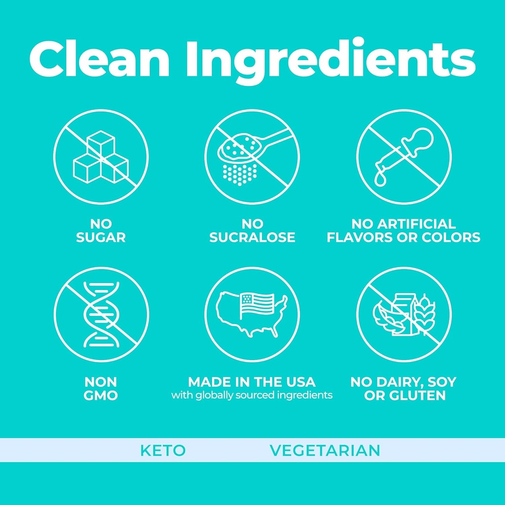 Pureboost Immune Clean Energy Booster, Refreshing Energy Drink Mix and Immunity Supplement with Elderberry, 1,200 mg Vitamin C, Vitamins A + D, and Zinc. (Tropical Spark, 30 Count) 6