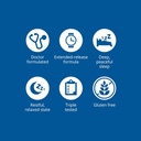 Dr. Whitaker Restful Night Extended Release Melatonin Sleep Aid Helps You Fall Asleep and Stay Asleep Longer with Dual-Layer, Extended Release Technology, 30 Tablets (30-Day Supply) 5