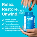 Goli Ashwagandha & Vitamin D Gummy - 180 Count - Mixed Berry, KSM-66, Vegan, Plant Based, Non-GMO, Gluten-Free & Gelatin Free Relax. Restore. Unwind, Pack of 3 4