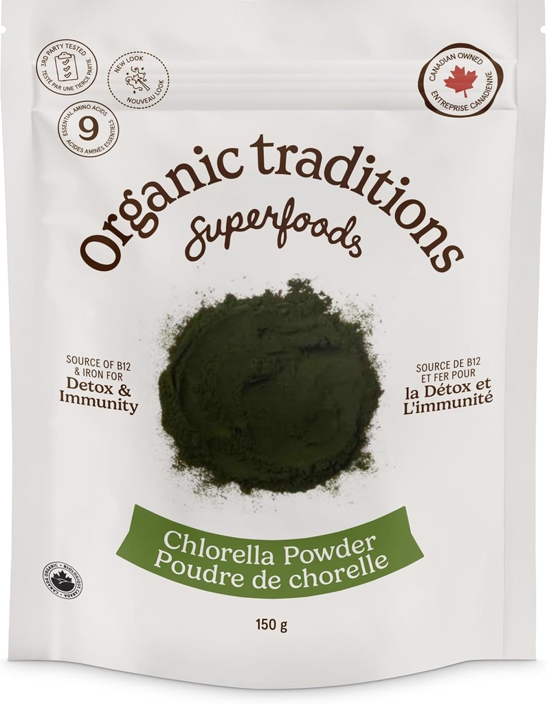 Organic Traditions Organic Powder, Chlorella, 5.3 Ounce by Organic Traditions 2