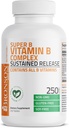 Bronson Super B Vitamin B Complex Sustained Slow Release (Vitamin B1, B2, B3, B6, B9 - Folic Acid, B12) Contains All B Vitamins 250 Tablets 6