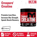 MTS Nutrition Creapure Creatine Powder - Muscle Growth & Recovery Supplement - 80 Servings Unflavored 3