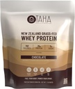Taha Health & Nutrition Chocolate Flavored Whey Protein Concentrate Powder, 25g Protein, 140 Calories, 2g Sugar | New Zealand Grass-Fed, Free-Range Dairy | Gluten and Soy Free, Keto, Kosher | 2LB 2