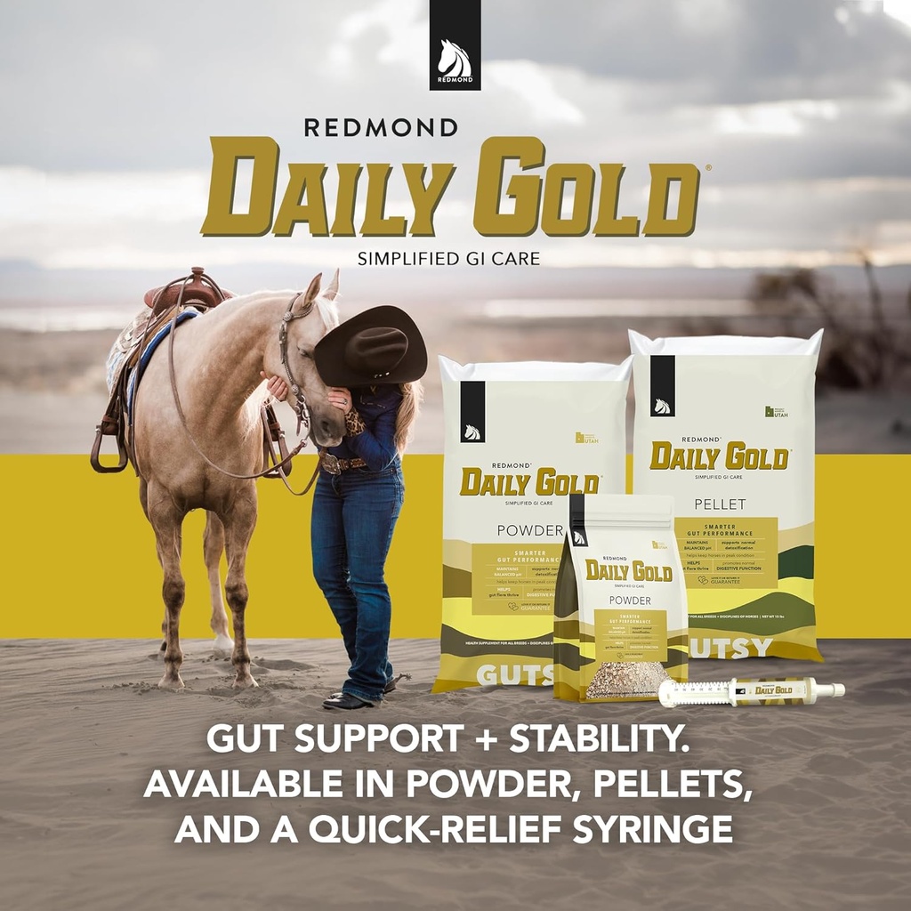 Daily Gold Stress Relief – Natural Digestive and Ulcer Supplement for Horses 5