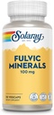 Solaray Fulvic Minerals 100 mg | Himalayan Shilajit | Healthy Digestion, Skin & Brain Support | 30 VegCaps 2