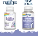 SOLARAY Collagen Bone Complete | Advanced Bone Matrix Formula with Plant Calcium & Magnesium | 30 Servings | 90 VegCaps 3