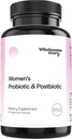 Postbiotic and Probiotics for Women Digestive Health & Vaginal Nutritional Supplements | 20 Billion CFU | 10 Billion CFU Per Capsule | 8 Unique Strains Per Serving | Delayed Release | 30 Servings 2
