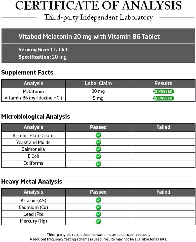 Melatonin 20 mg - 240 Fast Dissolve Tablets - Drug Free - Natural Berry Flavor - Vegetarian, Non-GMO, Gluten Free 240 Count (Pack of 1) (240 Count (Pack of 1)) 4