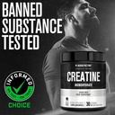 Jacked Factory Creatine Monohydrate Powder 150g - 5g Daily Creatine Supplement for Men and Women, Vegan-Friendly, Third-Party Tested - 30 Servings, Unflavored 4