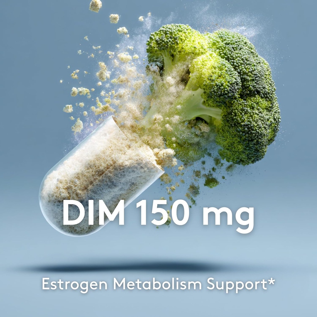 Youth & Tonic Menopause & PMS Support for Women Through Balanced Estrogen Metabolism – 90 Pills with DIM Black Cohosh Red Clover Dong Quai Soy Isoflavones 4