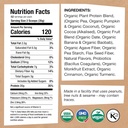 EarthChimp Organic Vegan Protein Powder - with Probiotics - Non GMO, Dairy Free, Non Whey, Plant Based Protein Powder for Women and Men, Gluten Free - 52 Servings 64 Oz (Chocolate) No Scoop 3