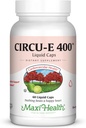 Maxi Health Circu-E 400 IU - Natural Vitamin E - Body's Defense System Support - 60 Capsules - Kosher 2