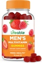 Lifeable Multivitamin for Men Gummies | VIT A, C, D, E, B1, B2, Niacin, B5, B6, Folate, B12, Biotin, Iodine, Zinc, Chromium, Ginseng, Lycopene, Inositol | Mens Multivitamins Gummies | 90 Gummies 2